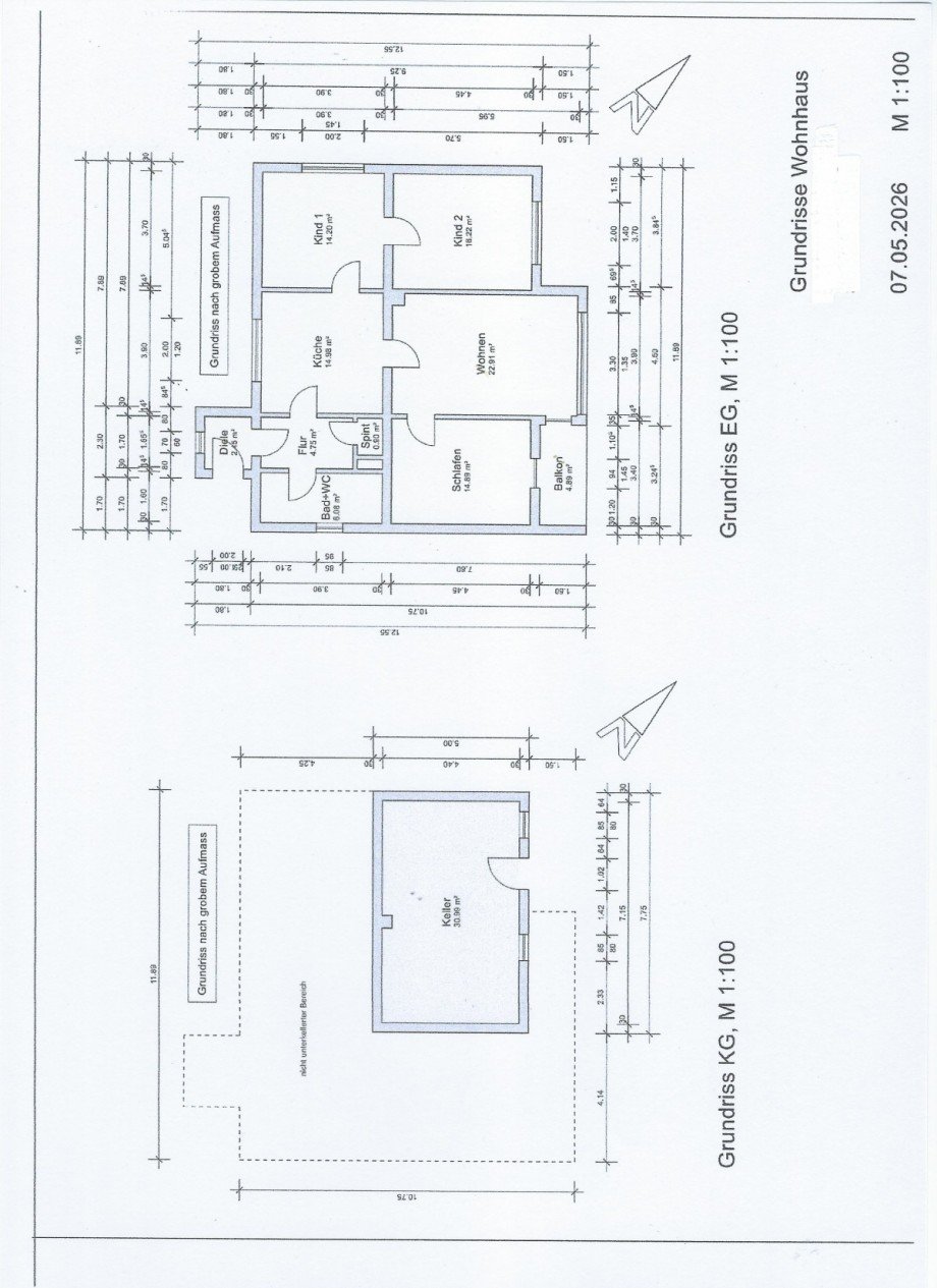 ..GRUNDRISS Einfamilienhaus COCHEM - N�HE