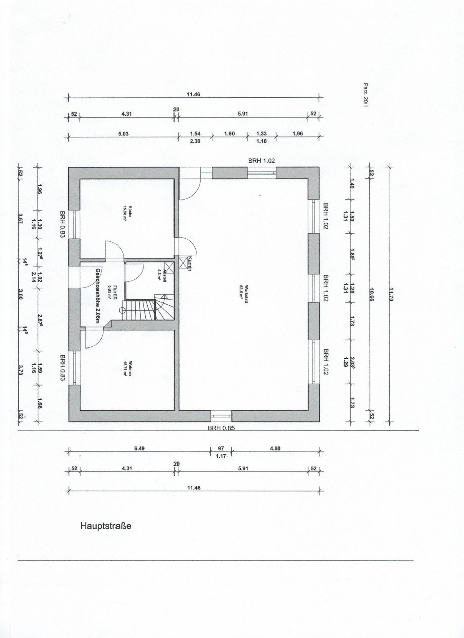 ..AUFTEILUNG EG. Einfamilienhaus Kalenborn