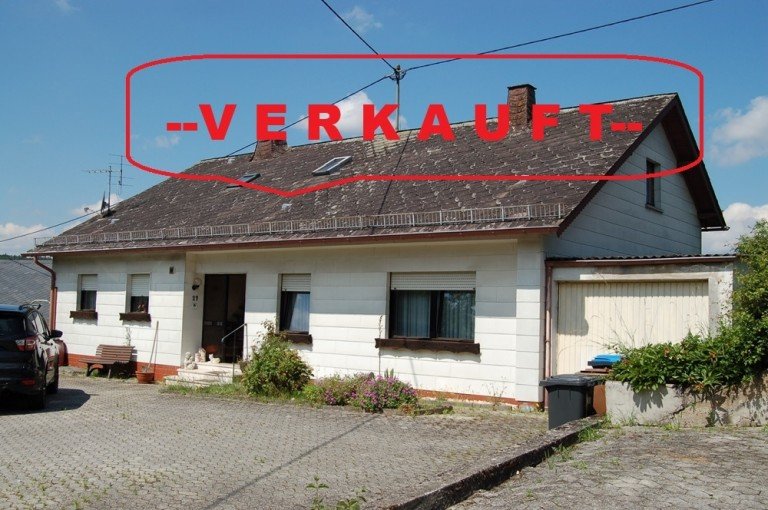 ..V E R K A U F T Kaisersesch Einfamilienhaus --V E R K A U F T--FAMILIENFREUNDLICHES WOHNHAUS - MIT GARTEN - IN HERRLICHER STADTRANDLAGE